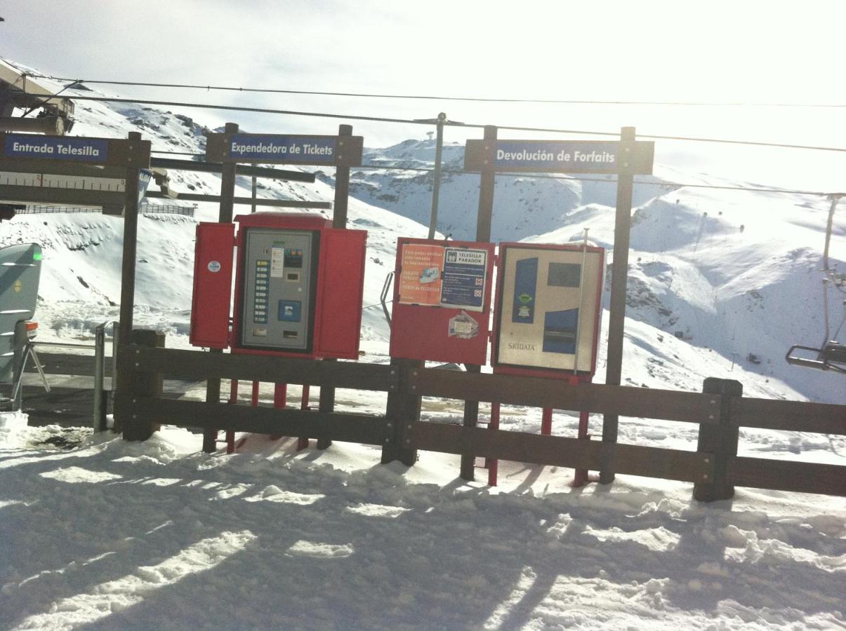 Acogedor estudio junto a pista Sierra Nevada Exterior foto